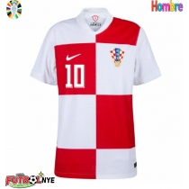 Camiseta Croacia Luka Modric #10 Primera Equipación Eurocopa 2024 manga corta